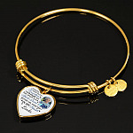 Personalized Photo Gone yet Not Forgotten Although We Are Apart Heart Pendant Necklace