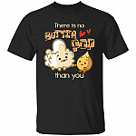 There Is No Butter Black Tshirt, Black, Unisex T-Shirt