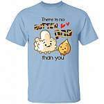 There Is No Butter White Tshirt, Light Blue, Unisex T-Shirt