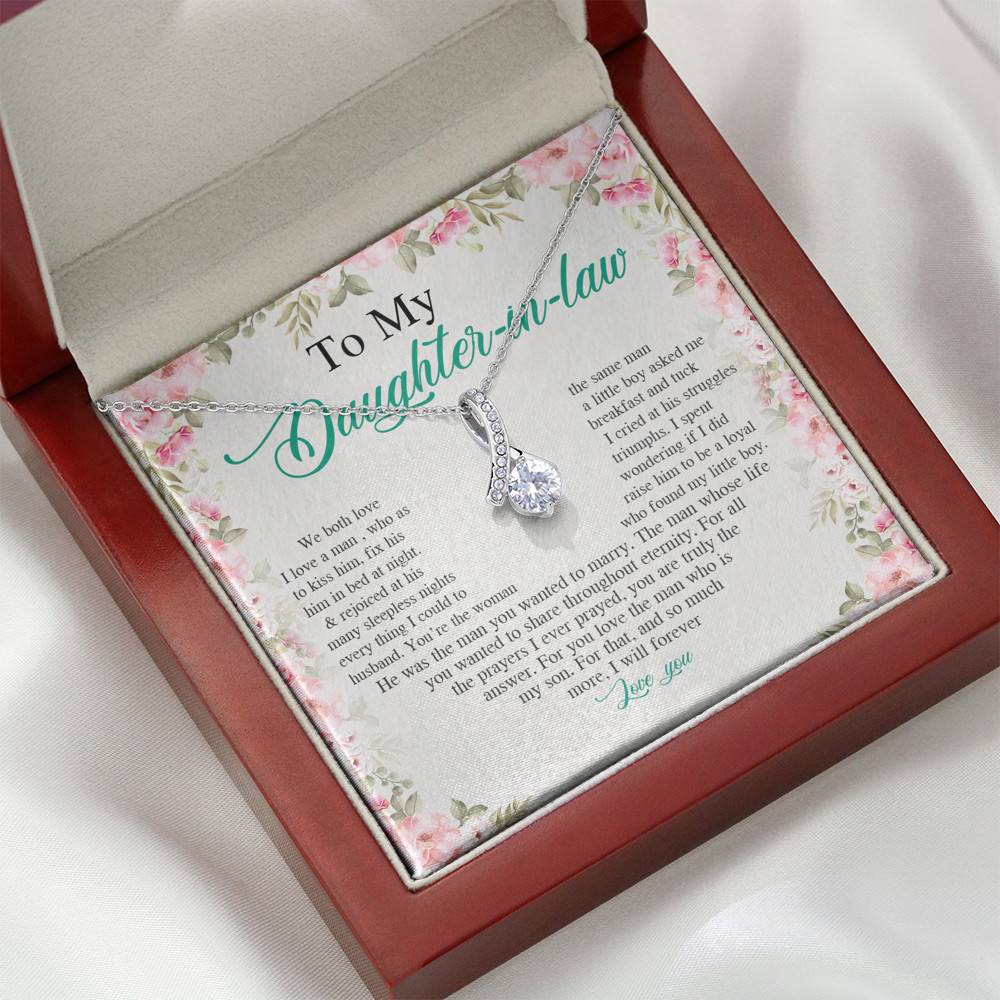 From Mother in Law to My Daughter in Law We Both Love the Same Man Alluring Pendant Necklace From Mother in Law to My Daughter in Law We Both Love the Same Man Alluring Pendant Necklace