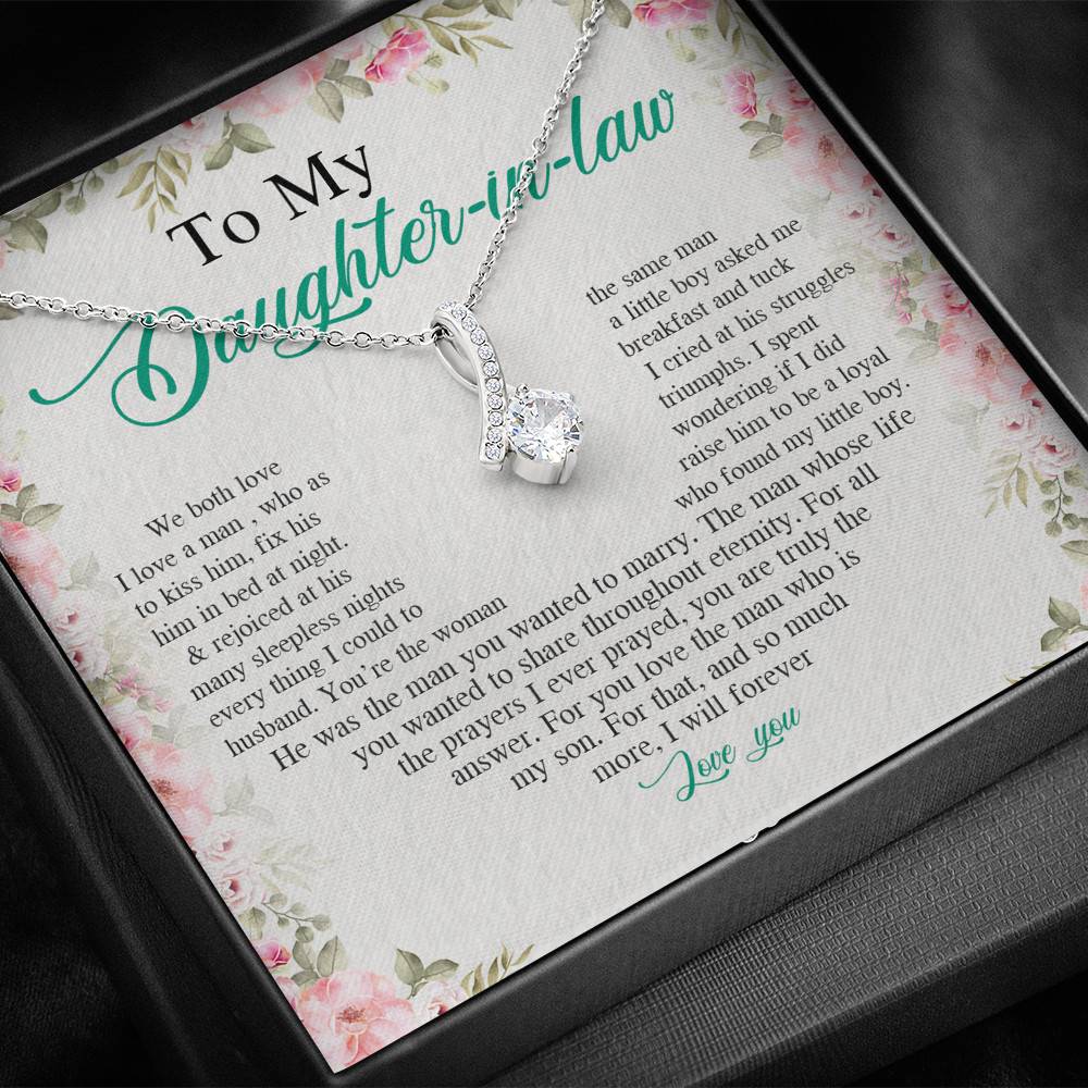 From Mother in Law to My Daughter in Law We Both Love the Same Man Alluring Pendant Necklace From Mother in Law to My Daughter in Law We Both Love the Same Man Alluring Pendant Necklace