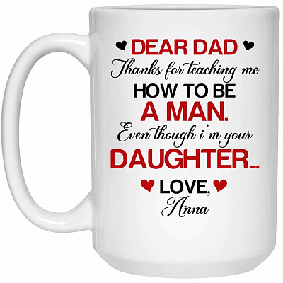 15 oz. White Mug