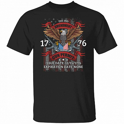 gun t, Black, Unisex T-Shirt