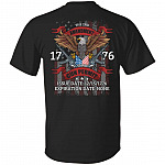 gun back t, Black, Unisex T-Shirt