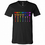 Sailor Moon Pride Power, Black, V-Neck T-Shirt
