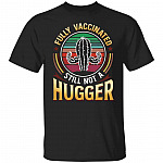 Cactus Fully Vaccinated Still, Black, Unisex T-Shirt