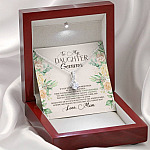 Personalized to My Daughter From Mom if Ever There Is Tomorrow Alluring Pendant Necklace