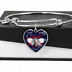 Custom Photo I Wish God Didn't Need You In Heaven I Need You Here Heart Pendant Necklace - Cardinal Memorial In Heaven Necklace