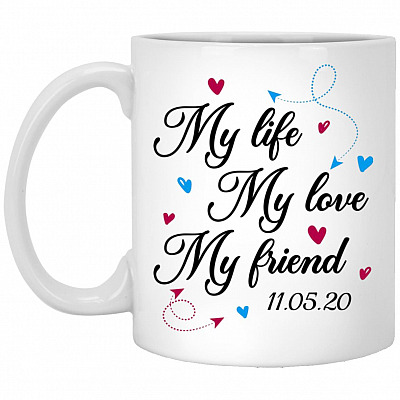 11 oz. White Mug