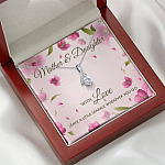 Mother And Daughter With Love Leave A Little Sparkle Wherever You Go Alluring Beauty Pendant Necklace