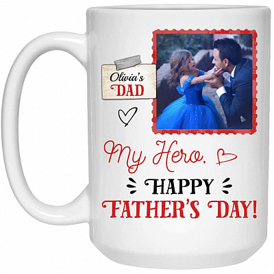 15 oz. White Mug