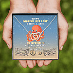 To My Smokin Hot Lady I Wish I Were An Octopus So I Had More Hands To Touch Your Butt Joined Interlocking Hearts Necklace