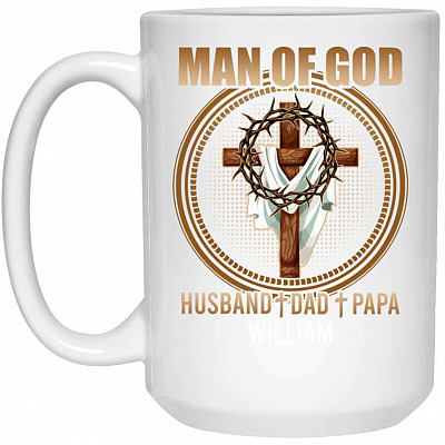 15 oz. White Mug