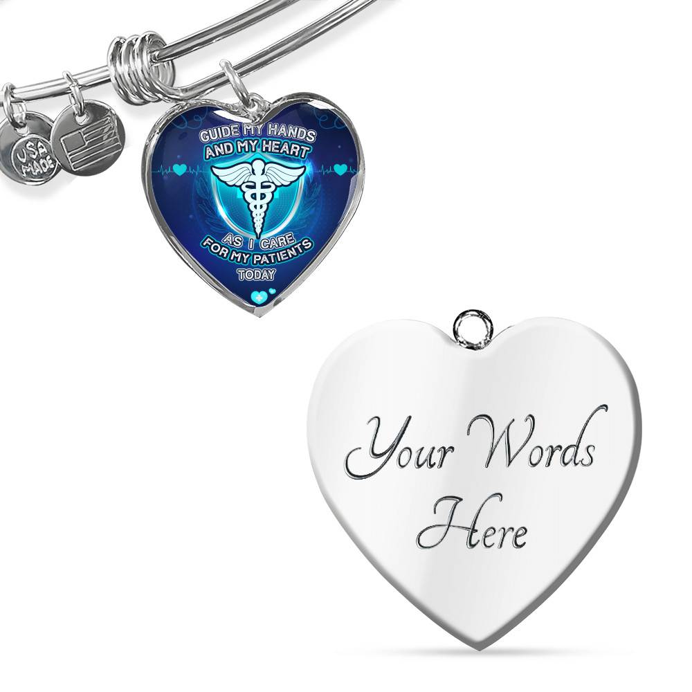 Guide My Hands And My Heart As I Care For My Patients Today Luxury Heart Pendant Necklace Guide My Hands And My Heart As I Care For My Patients Today Luxury Heart Pendant Necklace