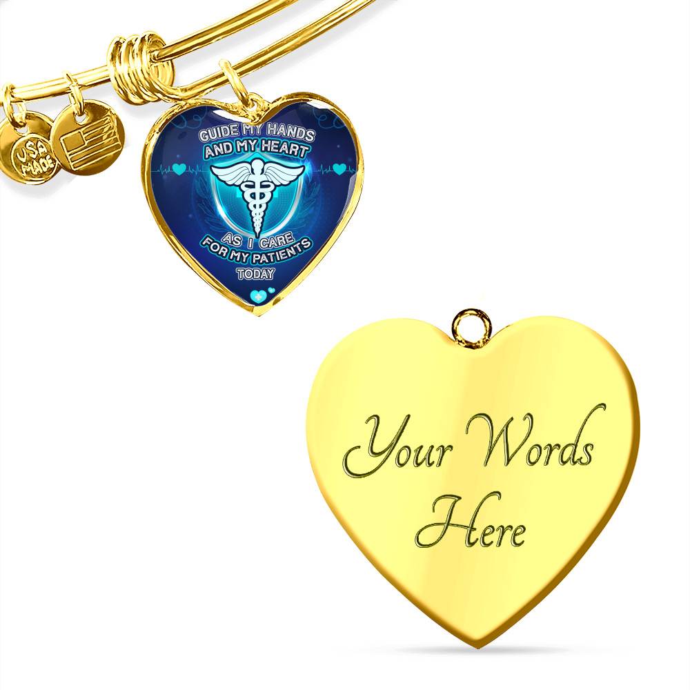 Guide My Hands And My Heart As I Care For My Patients Today Luxury Heart Pendant Necklace Guide My Hands And My Heart As I Care For My Patients Today Luxury Heart Pendant Necklace