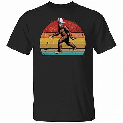 bigfoot, Black, Unisex T-Shirt