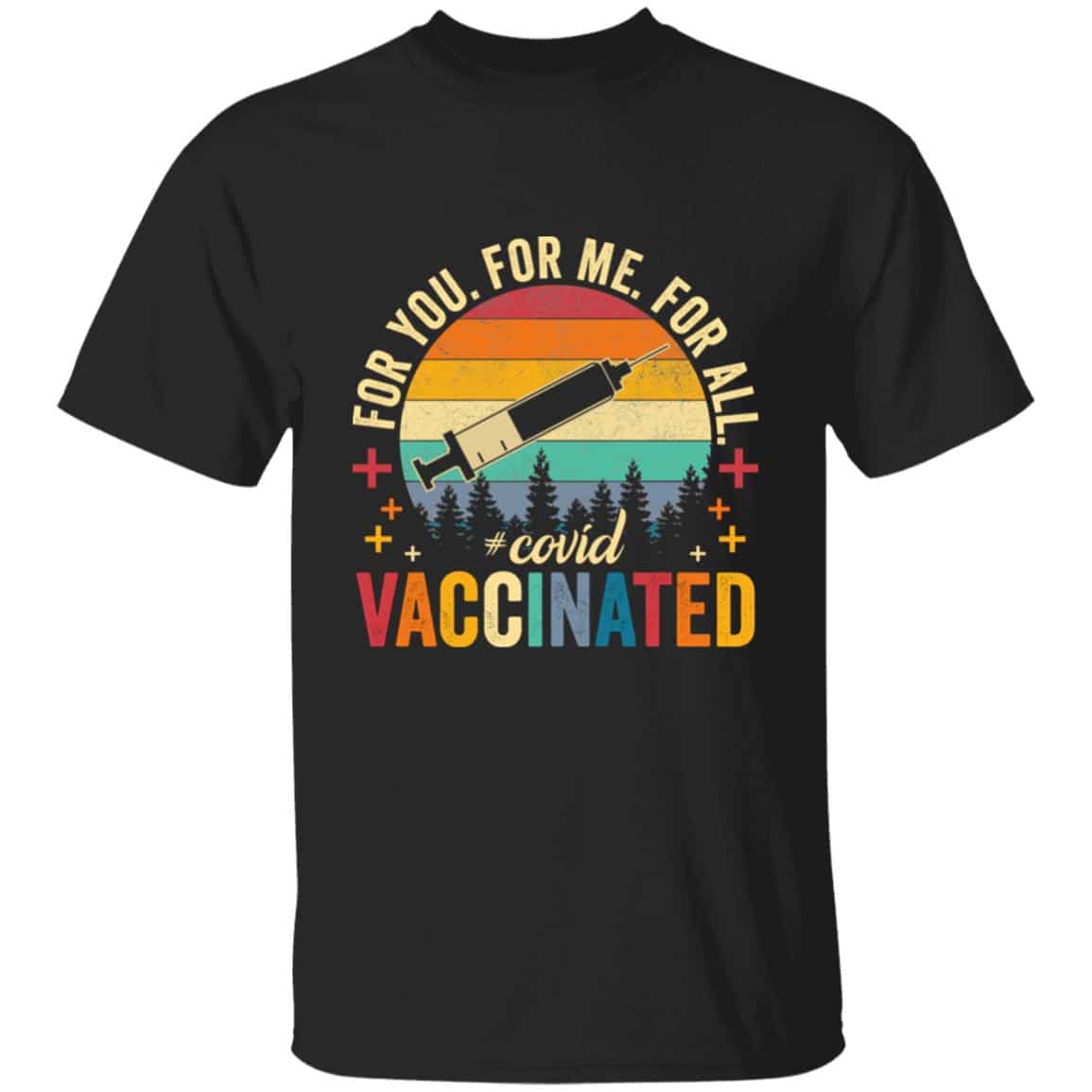 Vintage for You for Me, Black, Unisex T-Shirt