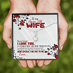 To My Smoking Hot Wife Alluring Beauty Necklace - Never Forget That I Love You Anniversary Jewelry Gift