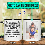 Custom Photo Dads Are Hard To Buy Gifts For Fact Enjoy This Selected Mug And Having Me As A Child Accent Mug