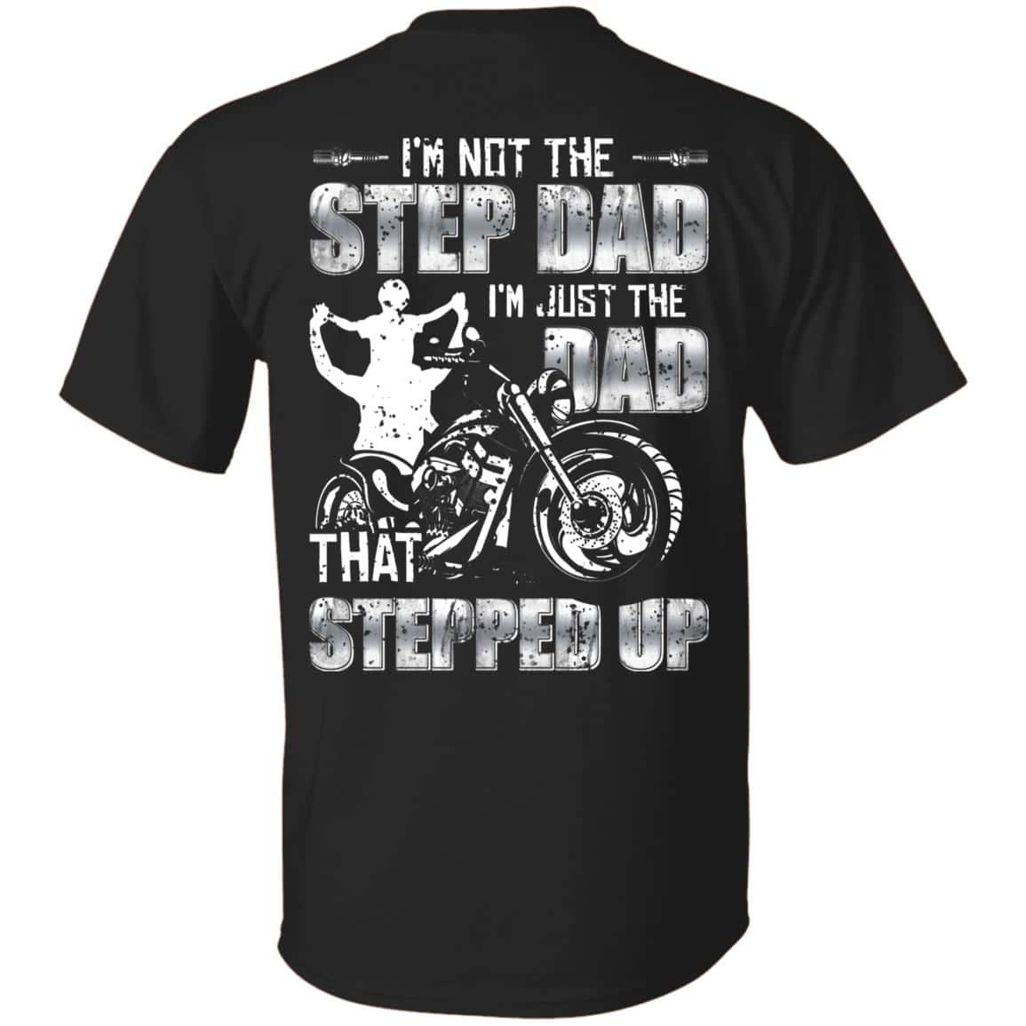 Stepped Dad Shirt, Black, Unisex T-Shirt