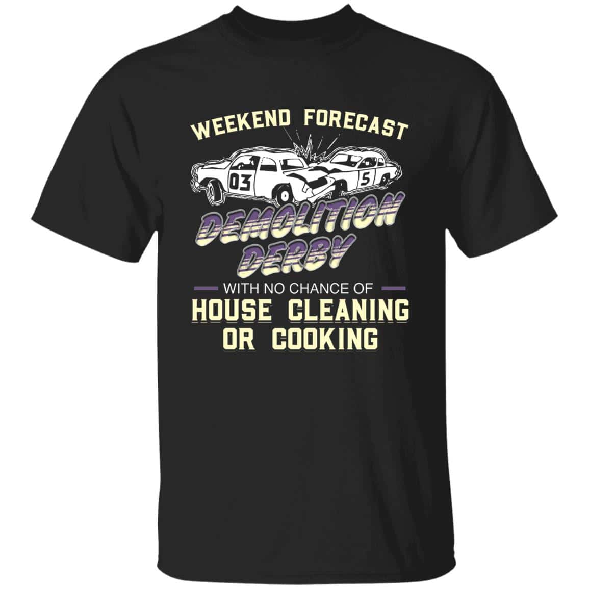 Demolition Derby Shirt, Black, Unisex T-Shirt