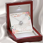 Sorry For Hurting You My Love I'm Sorry I Love You Forever And Always Apology Gifts Love Knot Necklace