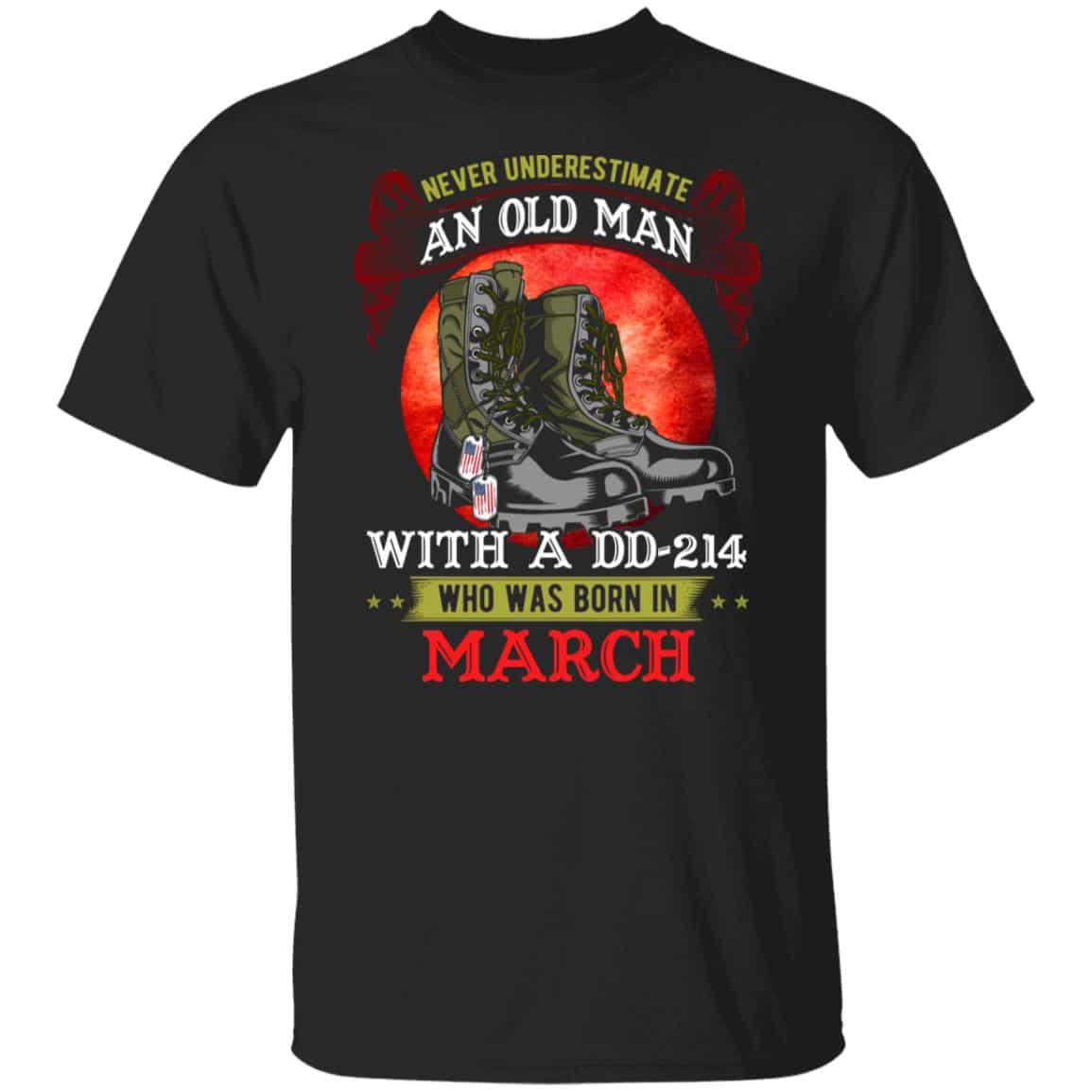Never Underestimate Mar Shirt, Black, Unisex T-Shirt