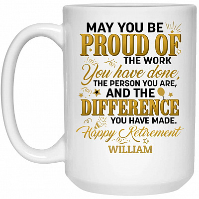 15 oz. White Mug
