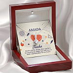 Personalized Thank You for All the Time You Invested in My Child Alluring Beauty Necklace