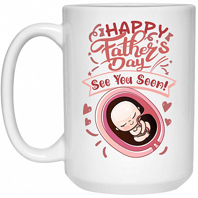 15 oz. White Mug