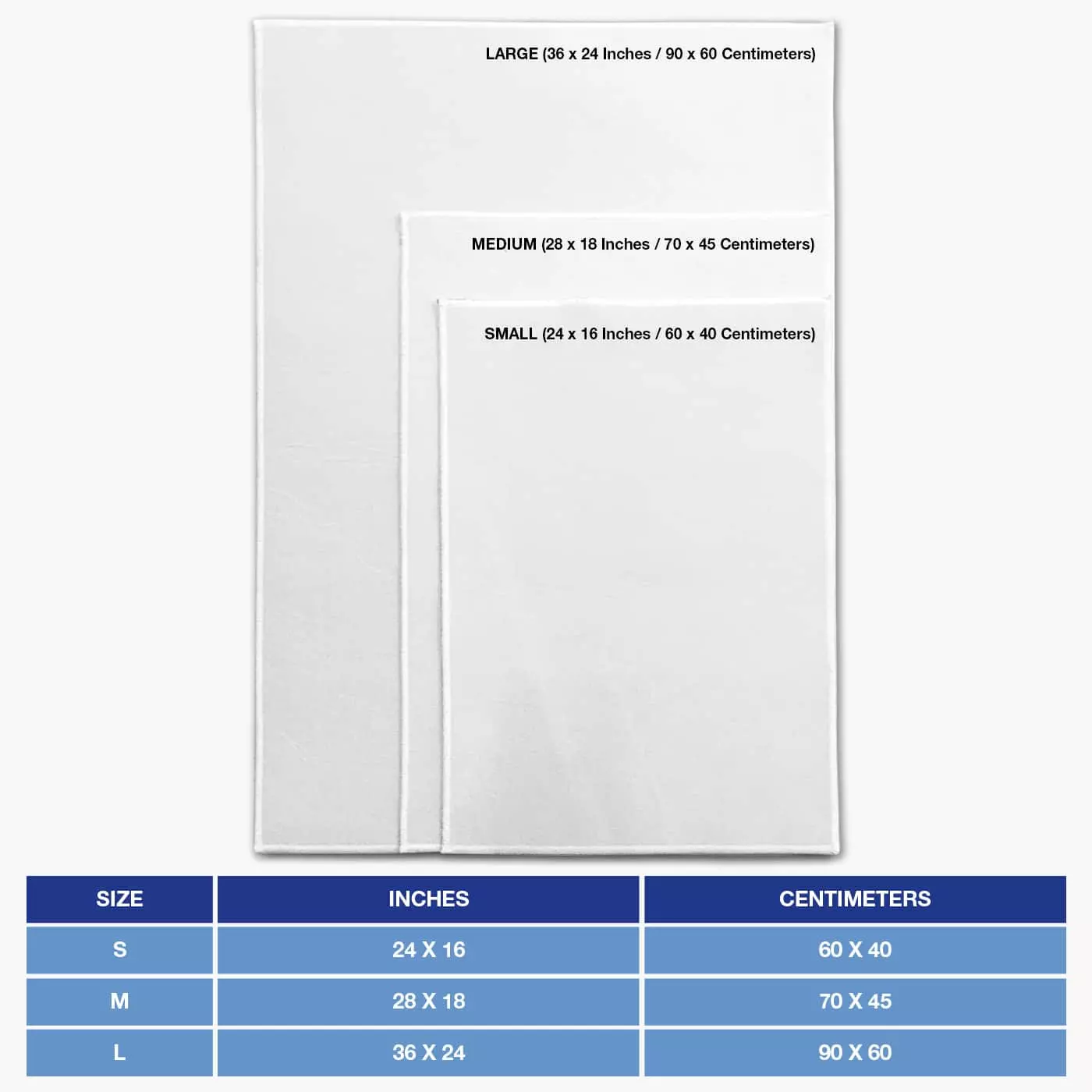 Doormat size guide