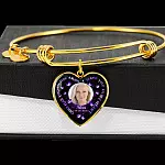 Personalized Photo God Has You In His Arms I Have You In My Heart Custom In Loving Memory Heart Pendant Necklace