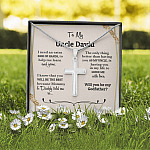 Personalized I Need An Extra Pair Of Hands Will You Be My Godfather Cross Necklace - Godfather Proposal Gifts Personalized I Need An Extra Pair Of Hands Will You Be My Godfather Cross Necklace - Godfather Proposal Gifts