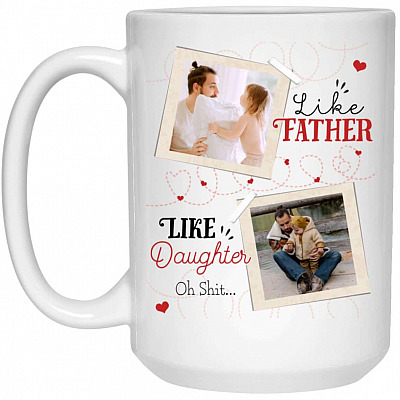 15 oz. White Mug