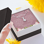 To the Best Future Mother in Law Thank You for Sharing Your Son with Me Alluring Pendant Necklace