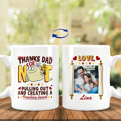 15 oz. White Mug