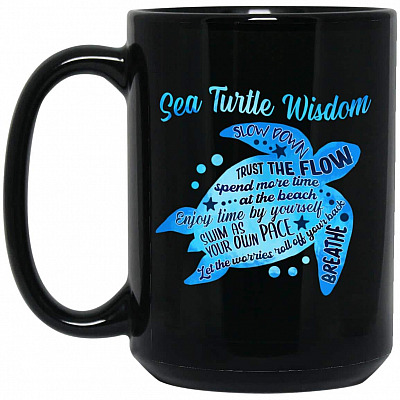 15 oz. Black Mug