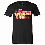 Nueva York, Black, V-Neck T-Shirt Nueva York, Black, V-Neck T-Shirt