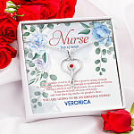 Personalized Nurse Strong To Tolerate Everything And Soft To Understand Everyone Stethoscope Necklace