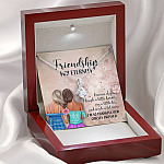 Friendship For Eternity Alluring Beauty Pendant Necklace - Friendship Necklace for Best Friend Gift