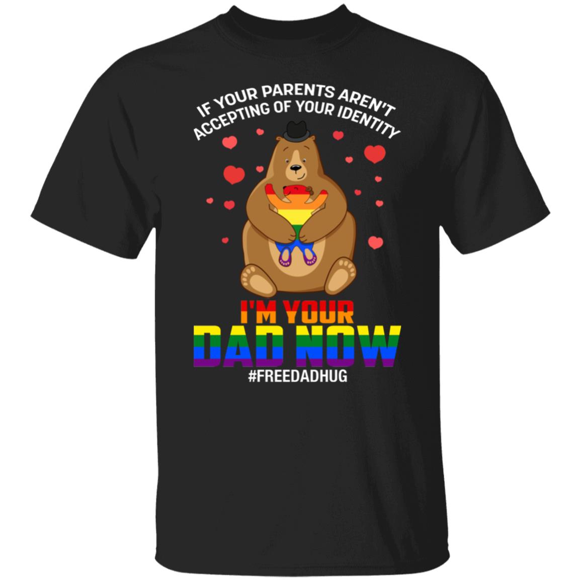If Your Parents Aren't Accepting, Black, Unisex T-Shirt