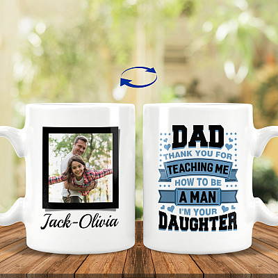 15 oz. White Mug