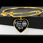 Transgender The Only Choice I Ever Made Was To Be Myself Heart Pendant Necklace - Transgender Pride Flag Gift