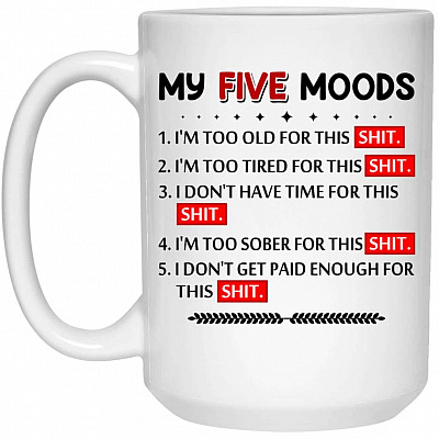 15 oz. White Mug
