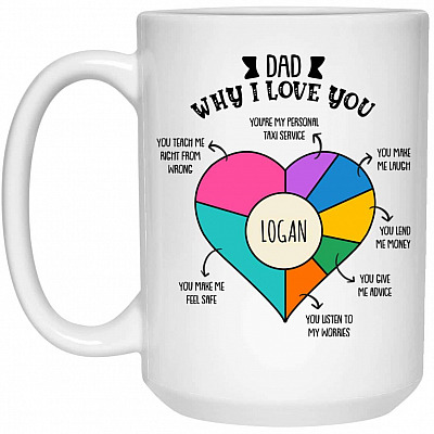 15 oz. White Mug