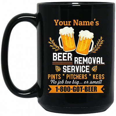 15 oz. Black Mug