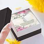 To The Mother Of The Groom You Held Him First Alluring Beauty Pendant Necklace - Mother In Law Necklace