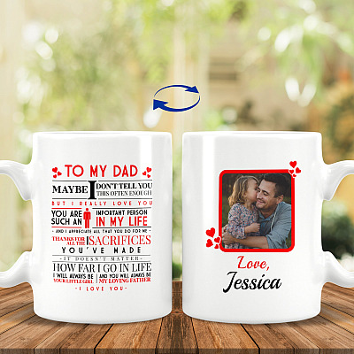 15 oz. White Mug