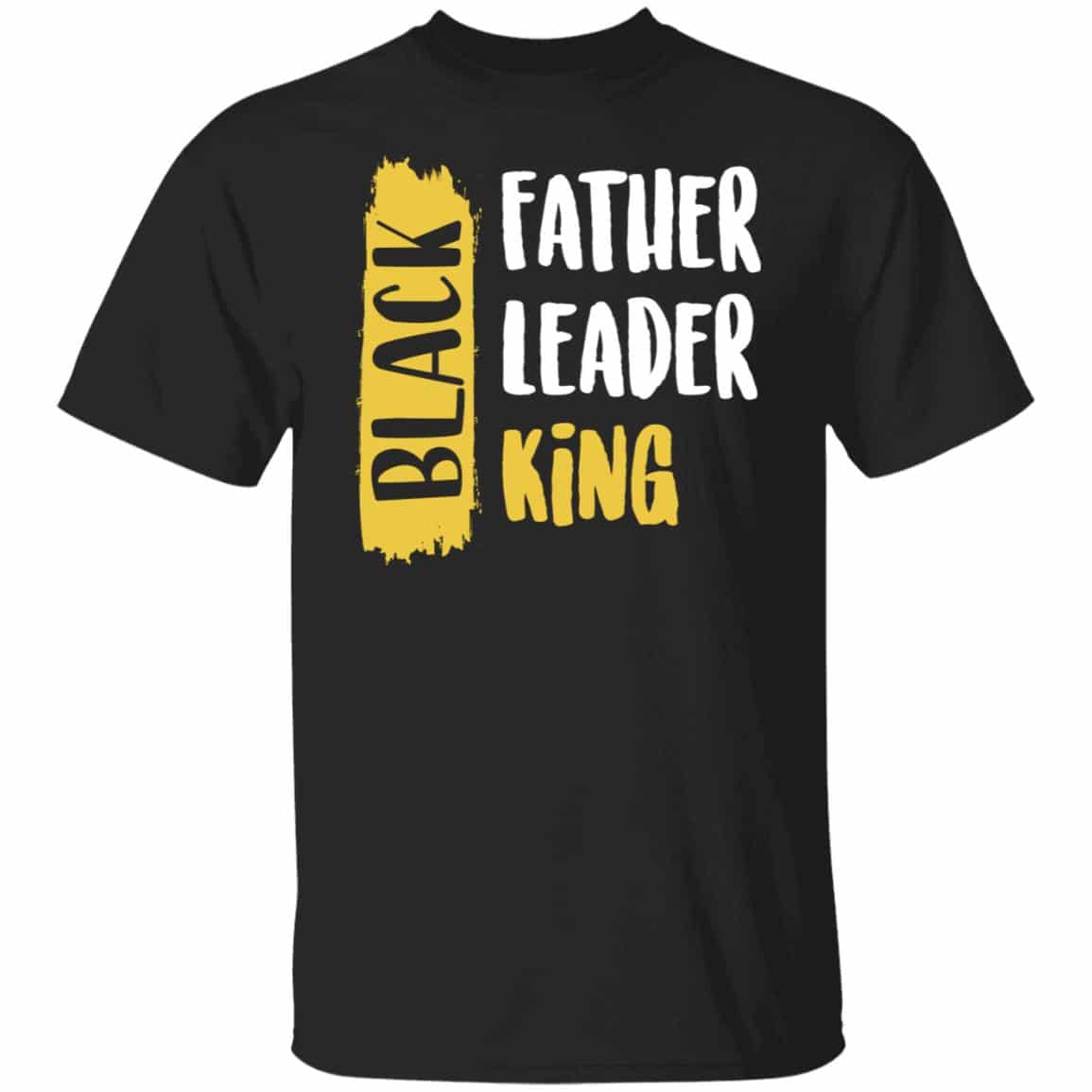 Black Dad Leader t, Black, Unisex T-Shirt
