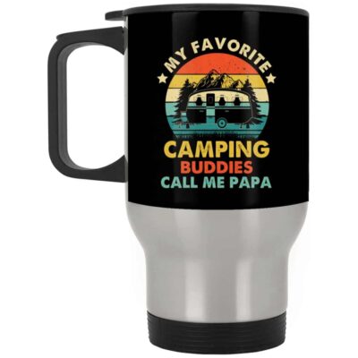 14 oz. Silver Travel Mug